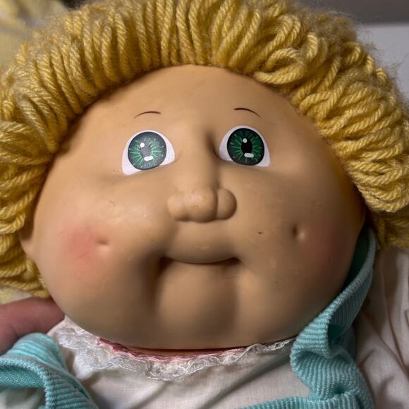 Vintage Bundle Coleco Cabbage Patch Dolls Babies Appalachian Art 1982 Set of 3 - Picture 6 of 12